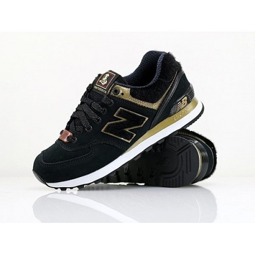 basket new balance noir or